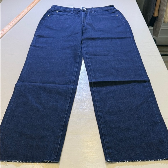 WEWOREWHAT Dark Blue Low Rise Dad Jeans Size 27 - Picture 5 of 14